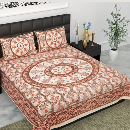 Pure Cotton Bedsheet with Pillow Covers