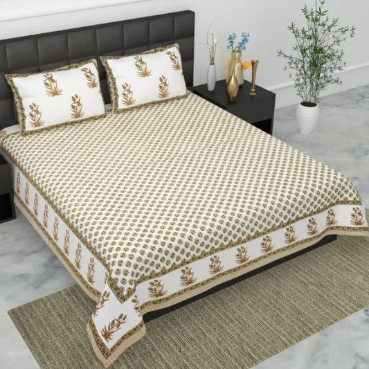 Pure Cotton Bedsheet with Pillow Covers