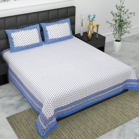 Pure Cotton Bedsheet with Pillow Covers