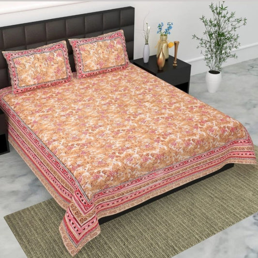 Pure Cotton Bedsheet with Pillow Covers