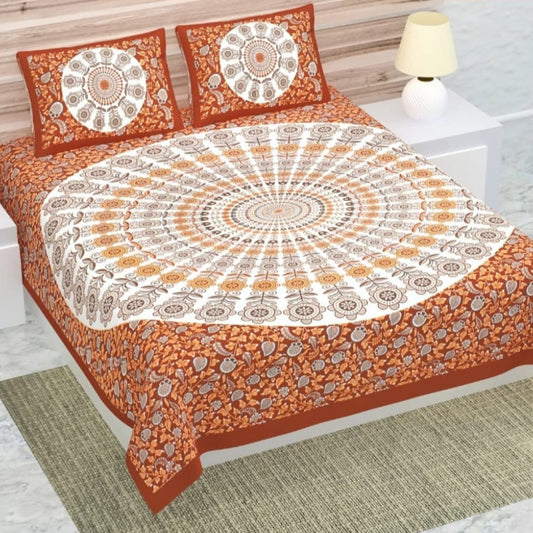 Pure Cotton Bedsheet with Pillow Covers