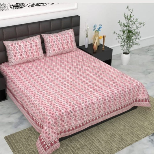 Pure Cotton Bedsheet with Pillow Covers